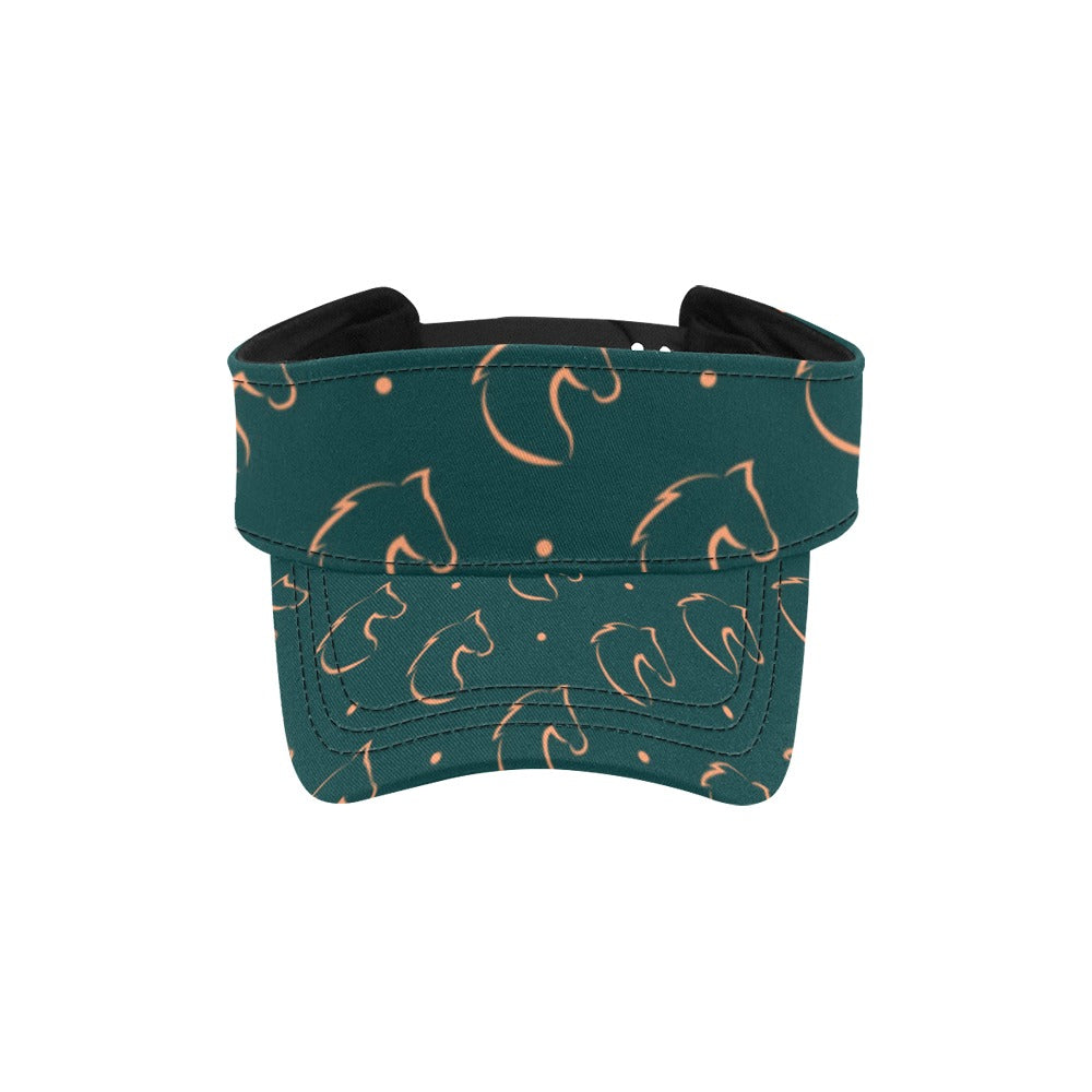 Horse Head Print Design LKS302 Unisex Sun Visor