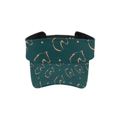 Horse Head Print Design LKS302 Unisex Sun Visor