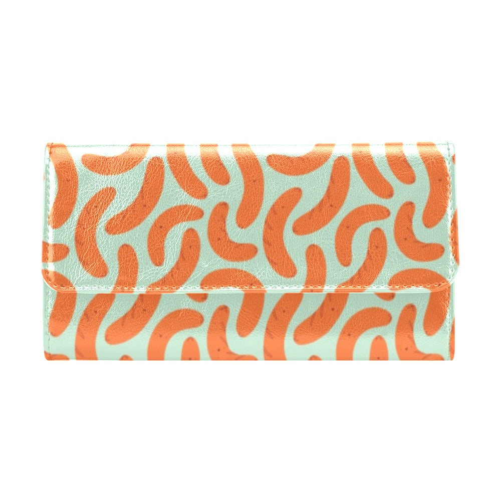 Sausage Print Design LKS304 Women's Trifold Wallet