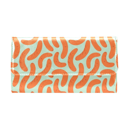 Sausage Print Design LKS304 Women's Trifold Wallet