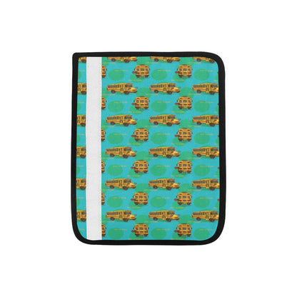 School Bus Print Design LKS308 Car Seat Belt Cover