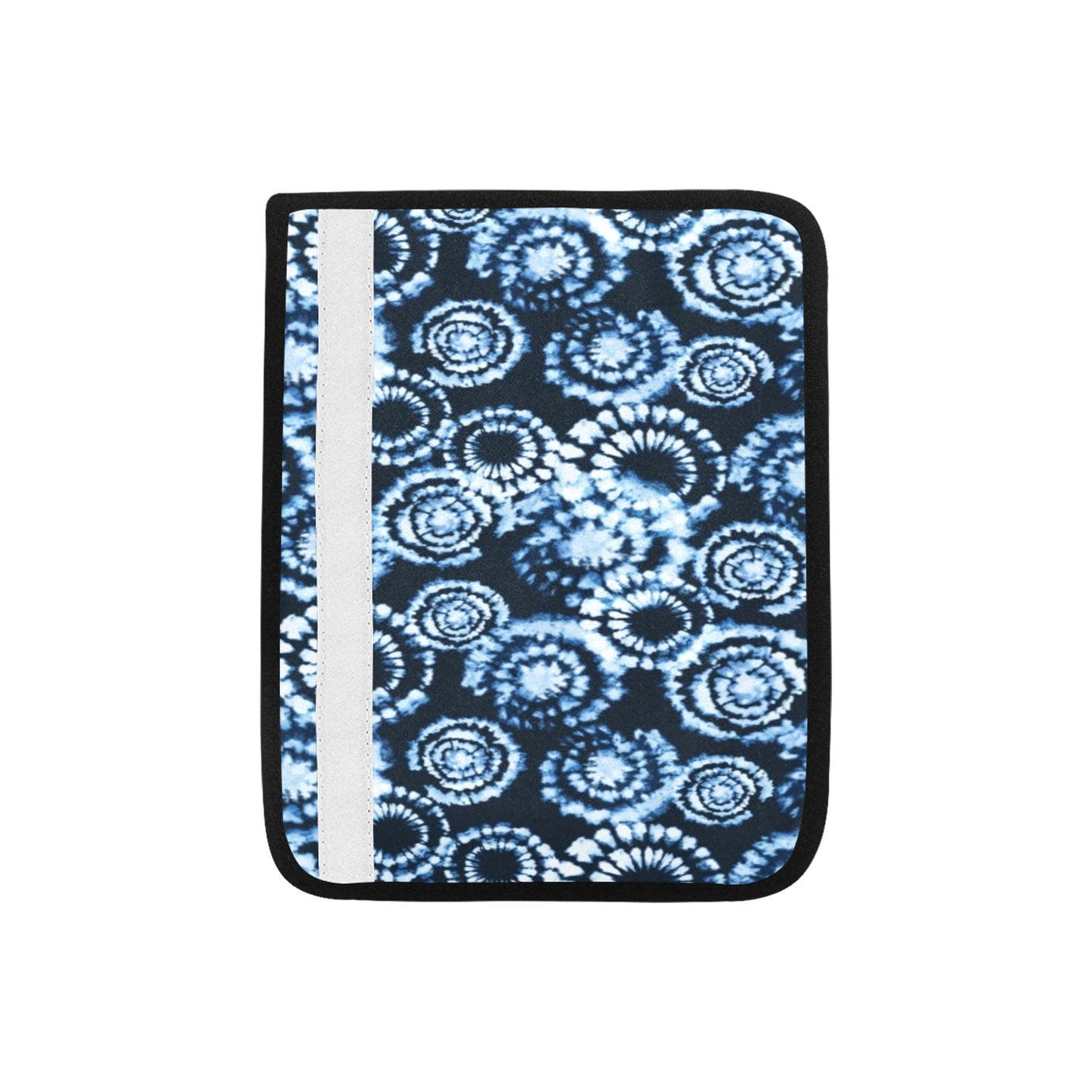 Tie Dye Dark Blue Print Design LKS306 Car Seat Belt Cover