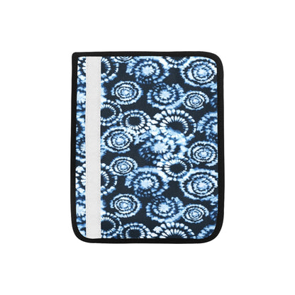 Tie Dye Dark Blue Print Design LKS306 Car Seat Belt Cover