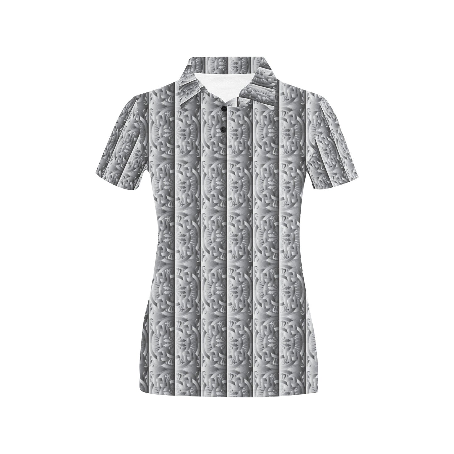 Celtic Pattern Print Design 03 Women's Polo Shirt