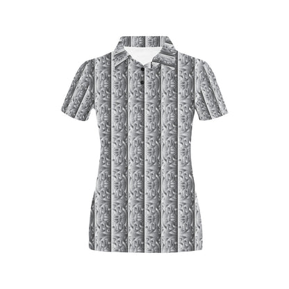 Celtic Pattern Print Design 03 Women's Polo Shirt
