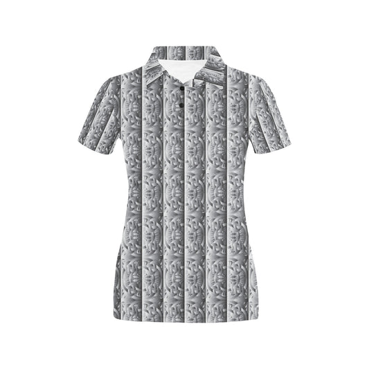 Celtic Pattern Print Design 03 Women's Polo Shirt