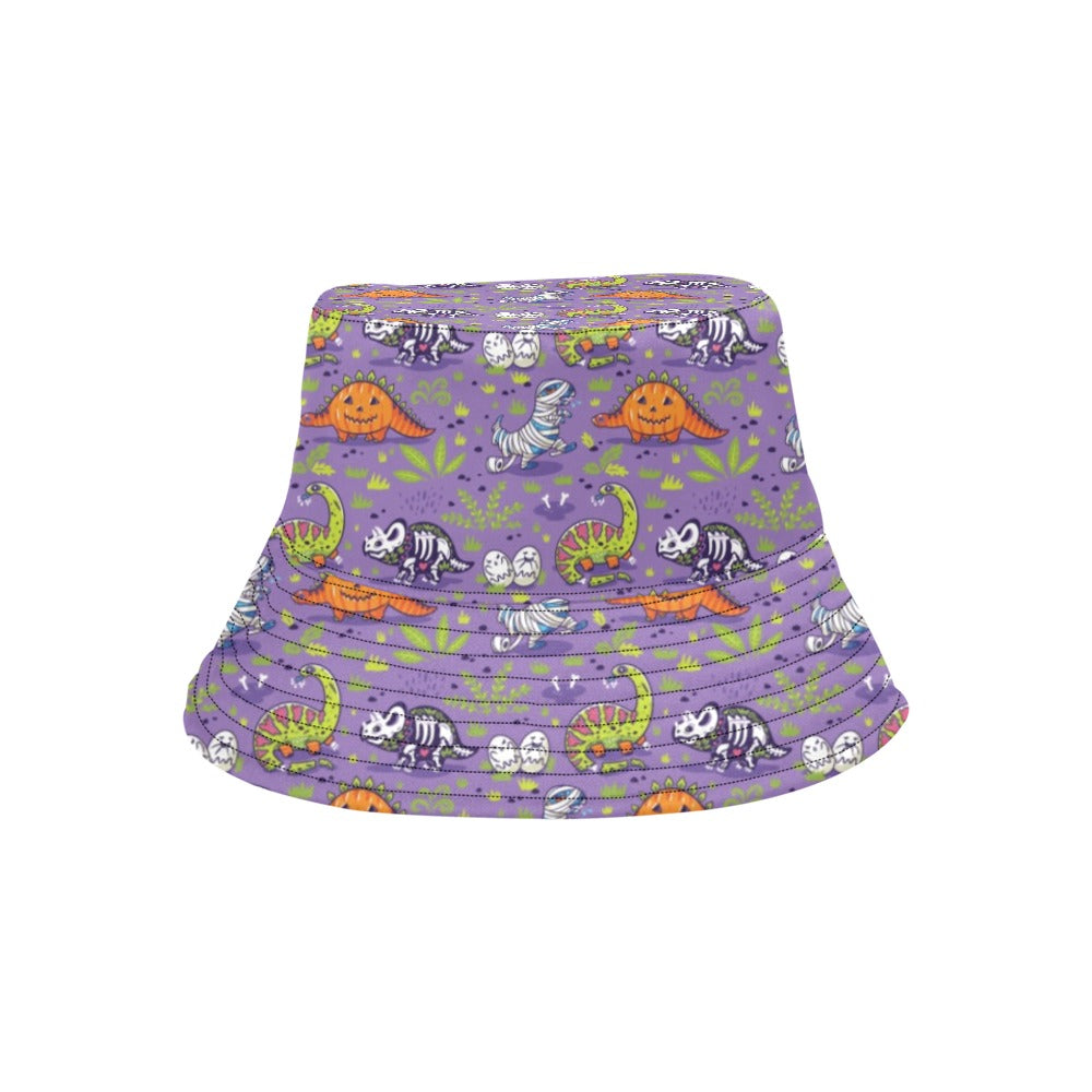 Zombie Dinosaur Print Design LKS302 Unisex Bucket Hat