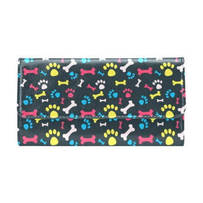 Paw Design Print Women's Trifold Wallet