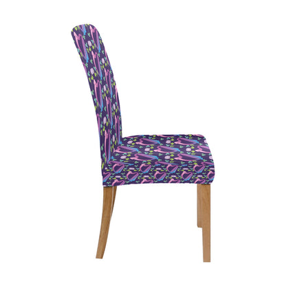 Harp Print Design LKS403 Dining Chair Slipcover