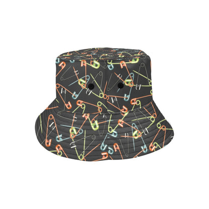 Safety Pin Print Design LKS301 Unisex Bucket Hat