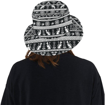 Tribal Pattern Print Design LKS305 Unisex Bucket Hat