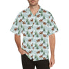 Moose Print Design LKS402 Men's Men's Hawaiian Shirt