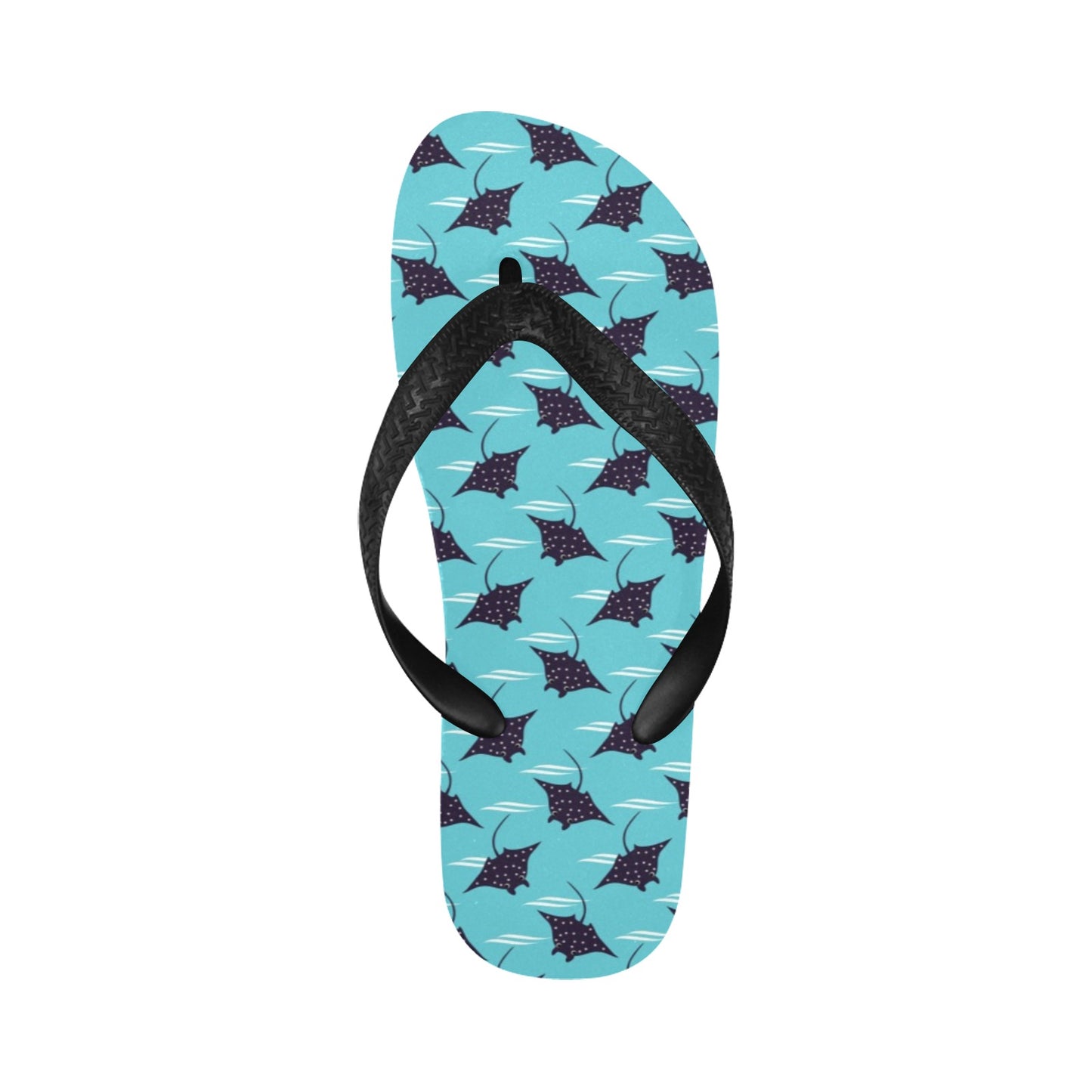 Manta Ray Print Design LKS403 Flip Flops