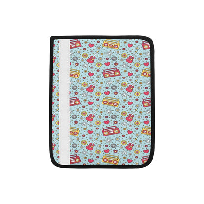 Hippie Print Design LKS307 Car Seat Belt Cover