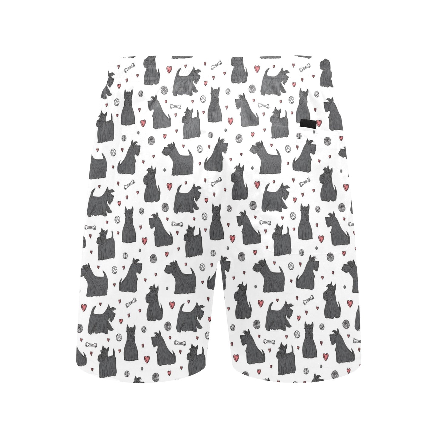 Scottish Terriers Print Design LKS3015 Men's Swim Trunks Beach Shorts
