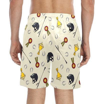 Equestrian Horseshoe Equipment Men's Swim Trunks Beach Shorts