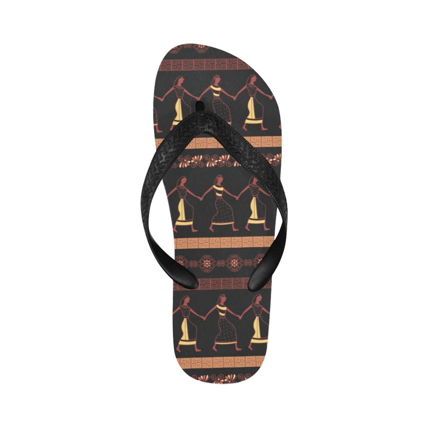 Ancient Greek Human Print Design LKS306 Flip Flops