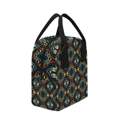 Tribal Pattern Print Design LKS309 Insulated Lunch Bag