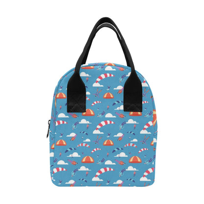Skydiver Print Design LKS306 Insulated Lunch Bag