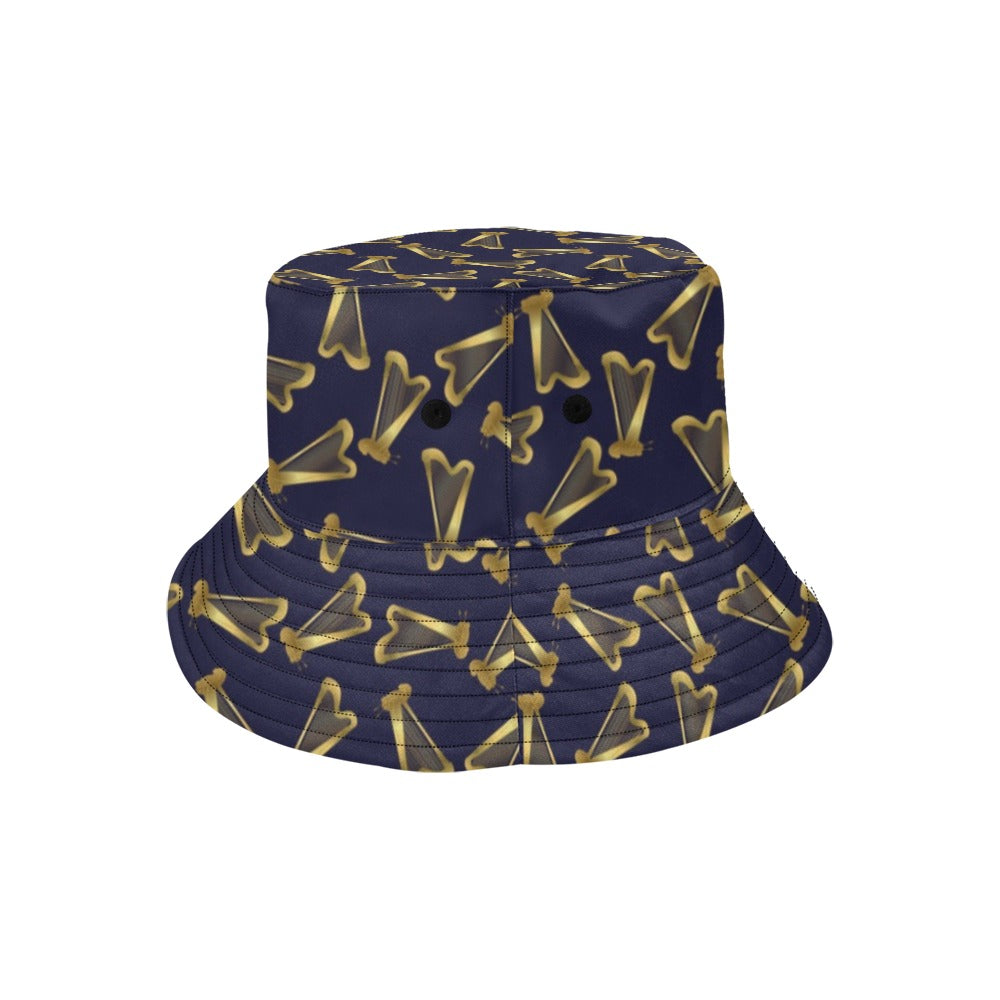Harp Print Design LKS401 Unisex Bucket Hat