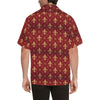 Fleur De Lis Print Design LKS401 Men's Men's Hawaiian Shirt