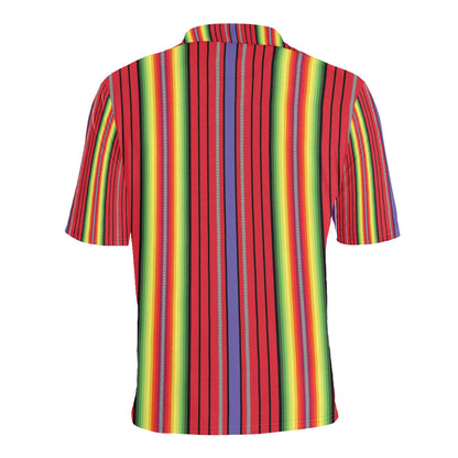 Serape Print Design LKS305 Men Polo Shirt