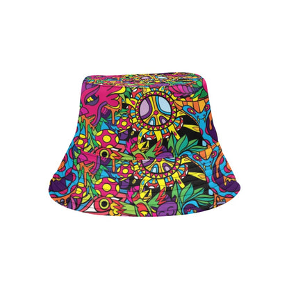 Trippy Print Design LKS304 Unisex Bucket Hat