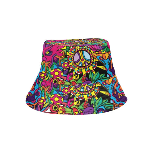 Trippy Print Design LKS304 Unisex Bucket Hat