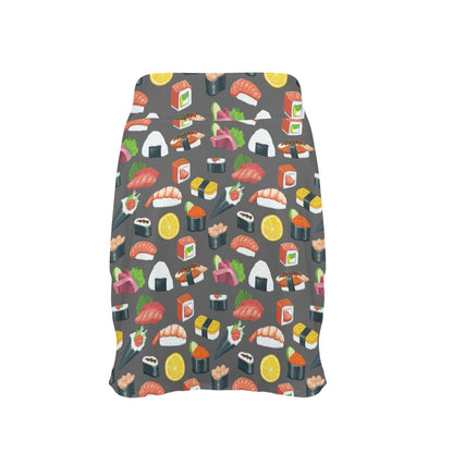 Sushi Pattern Print 17" Golf & Pickleball Skort with Pockets