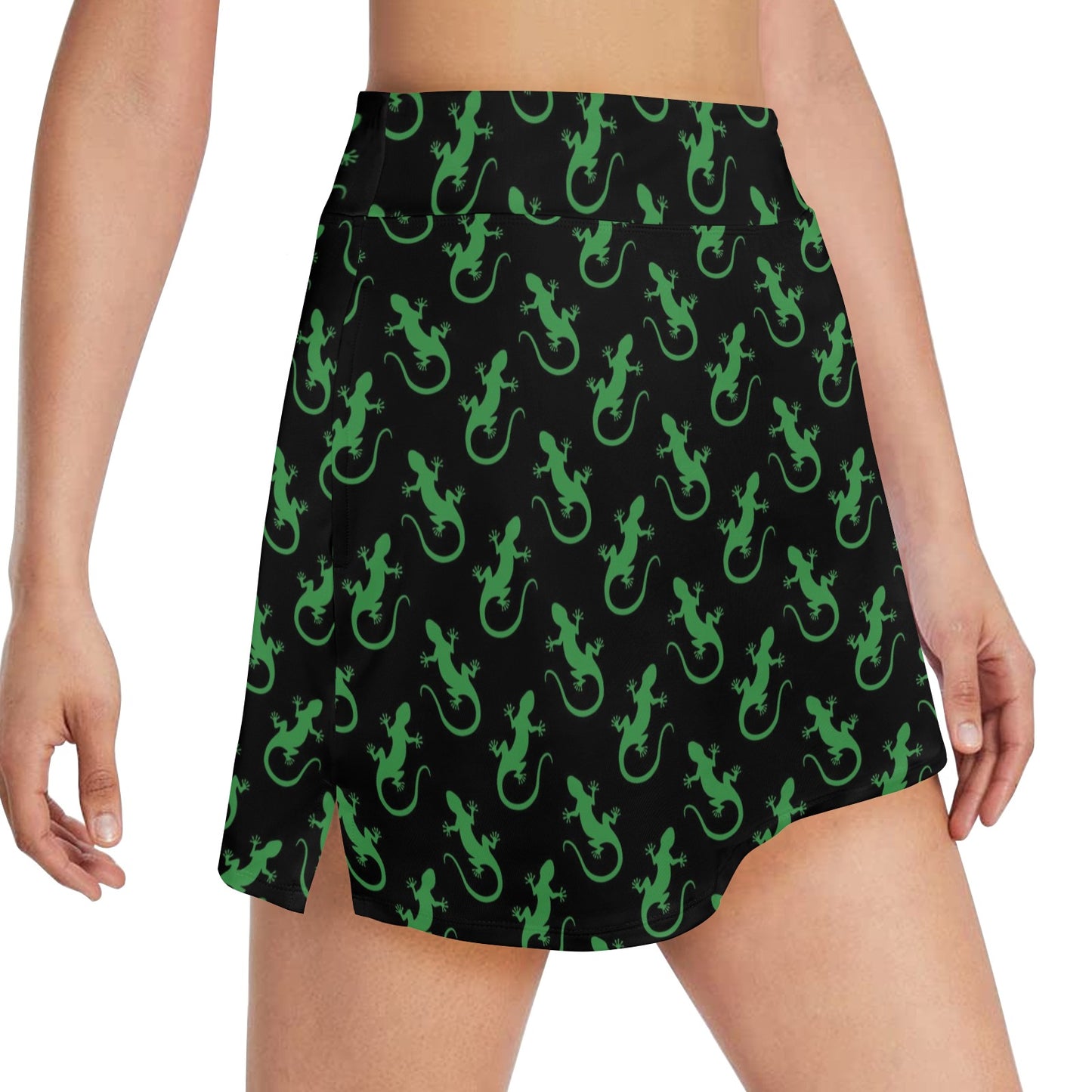 lizard Print Design LKS401 17" Golf & Pickleball Skort with Pockets