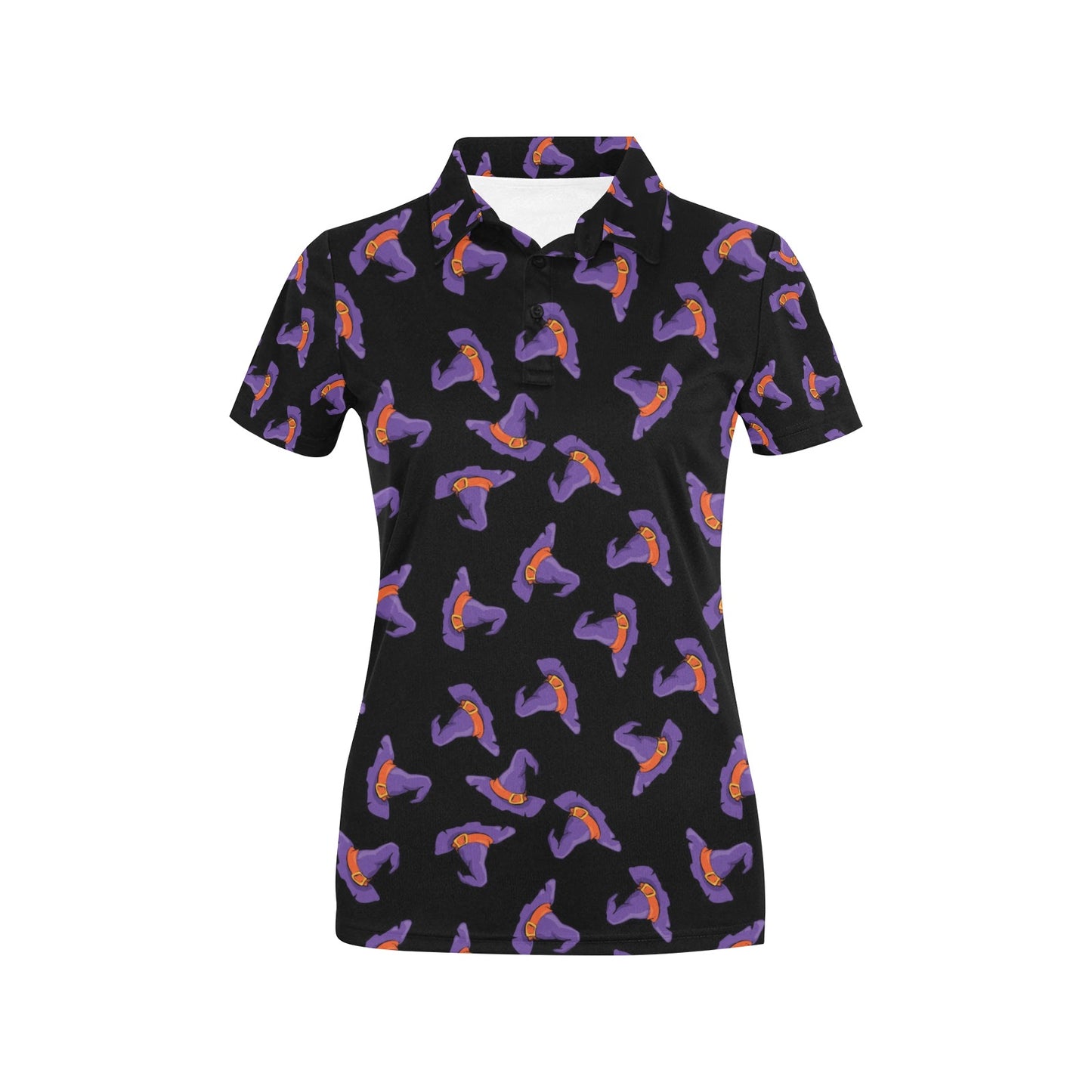 Witch Hat Print Design LKS304 Women's Polo Shirt