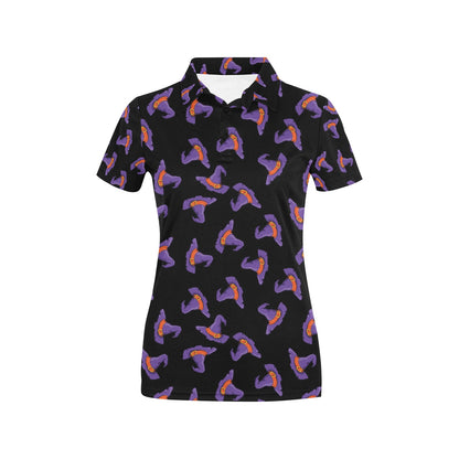 Witch Hat Print Design LKS304 Women's Polo Shirt