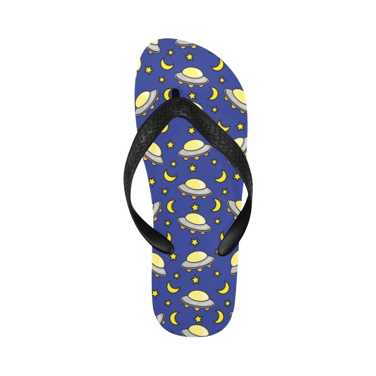 UFO Print Design LKS309 Flip Flops