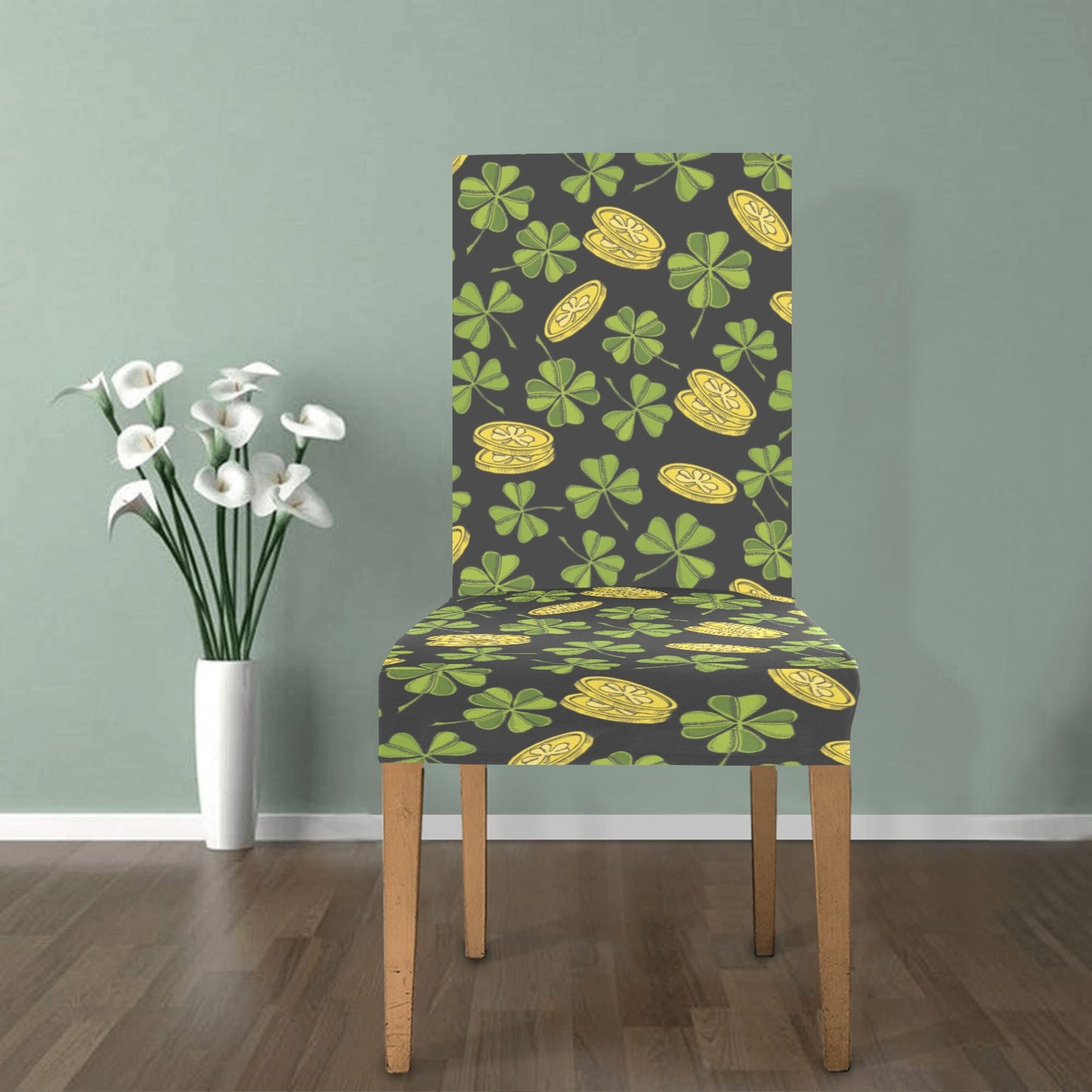 St Patricks Day Print Design LKS305 Dining Chair Slipcover