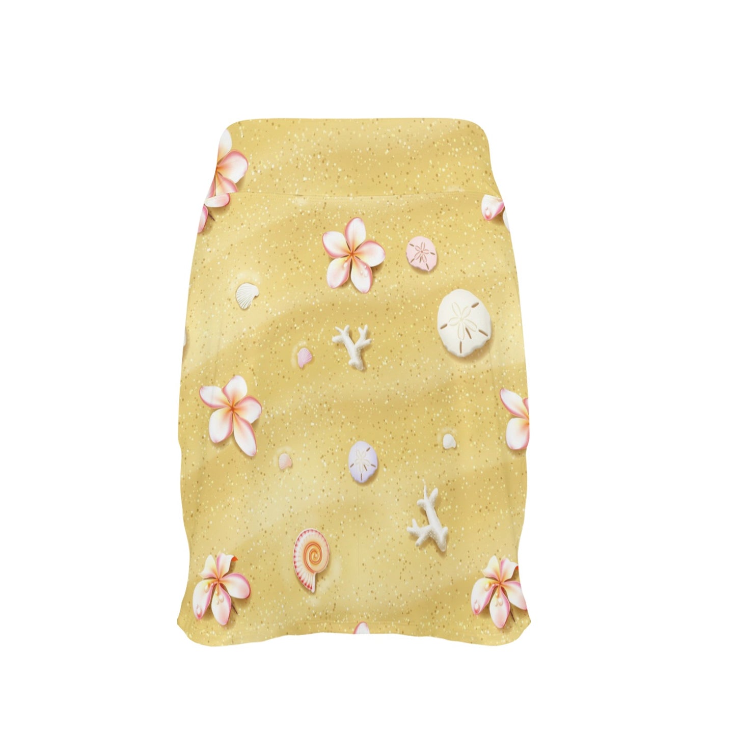 Beach Theme Print 17" Golf & Pickleball Skort with Pockets