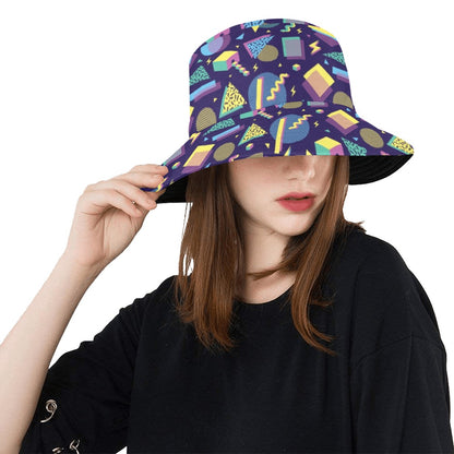 Geometric Print Design LKS401 Unisex Bucket Hat