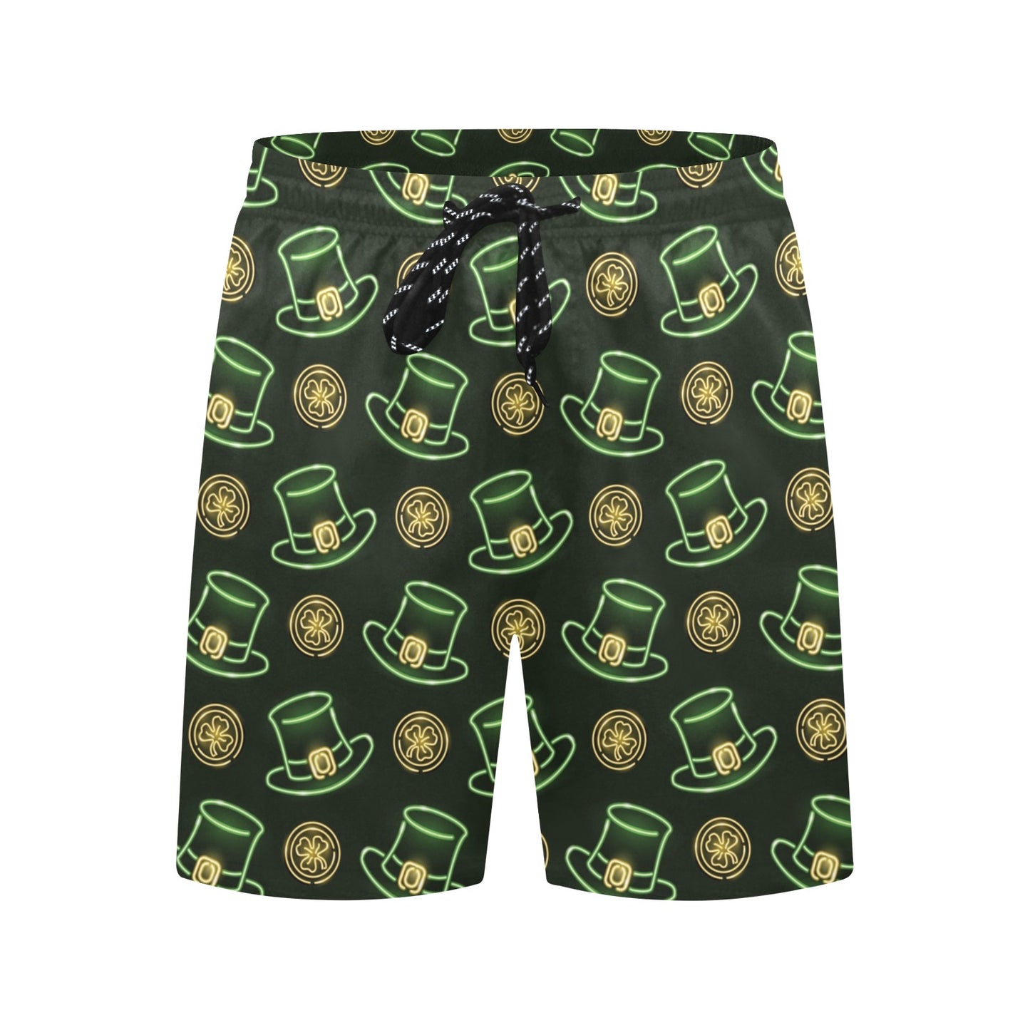 St Patricks Day Print Design LKS308 Men's Swim Trunks Beach Shorts