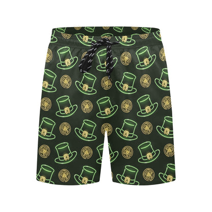 St Patricks Day Print Design LKS308 Men's Swim Trunks Beach Shorts