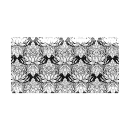Lotus Mandala Print Pattern Women's Trifold Wallet