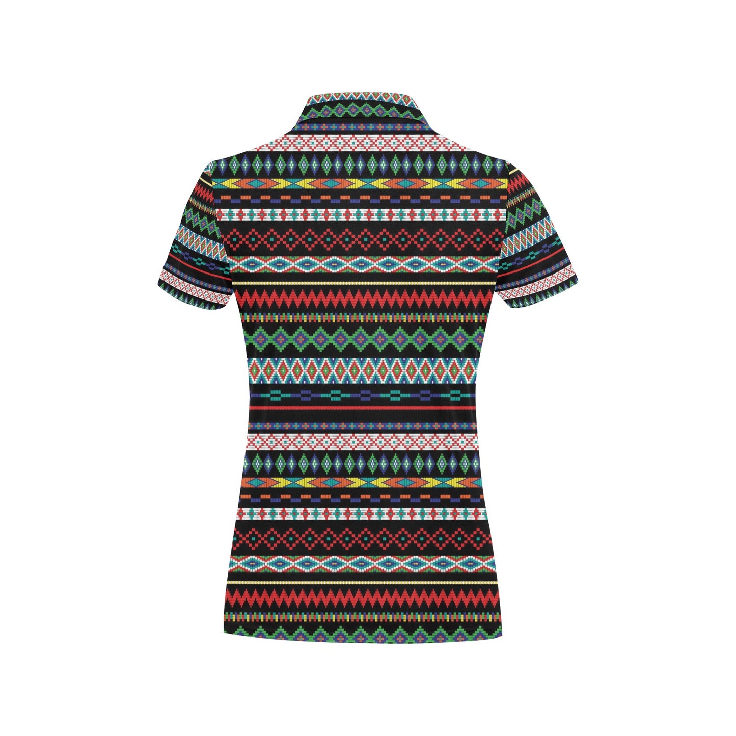 Southwest Pattern Print Design LKS302 Women's Polo Shirt