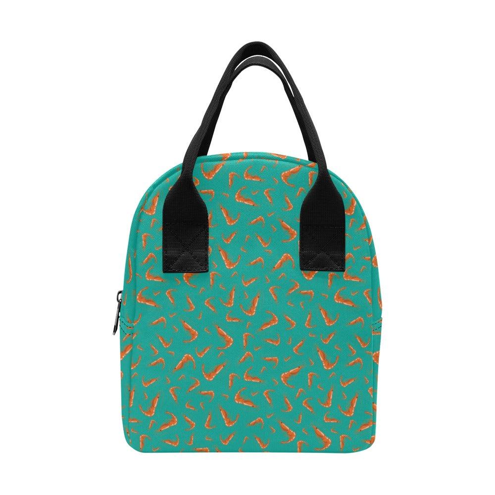 Shrimp Print Design LKS301 Insulated Lunch Bag
