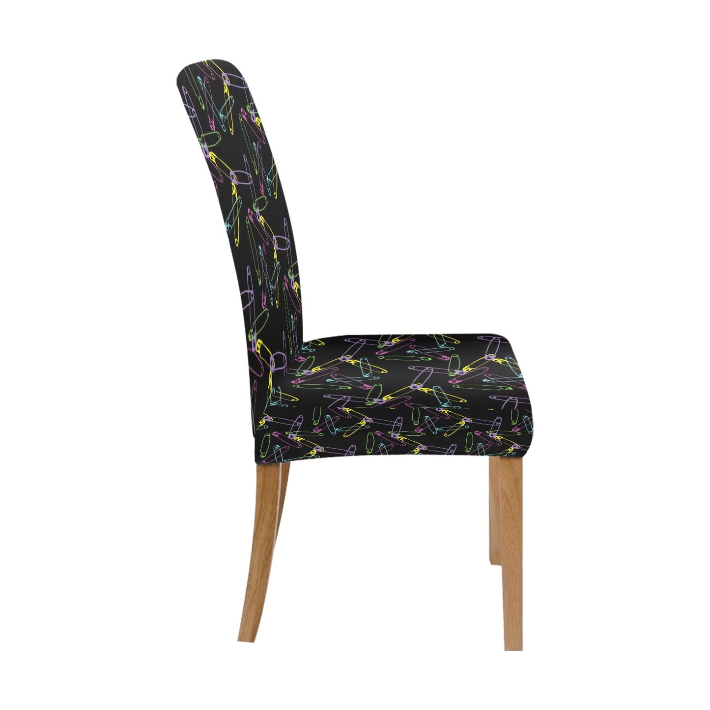 Safety Pin Print Design LKS304 Dining Chair Slipcover