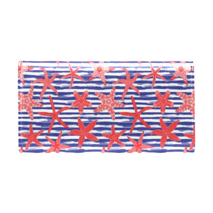 Starfish Print Design LKS401 Women's Trifold Wallet