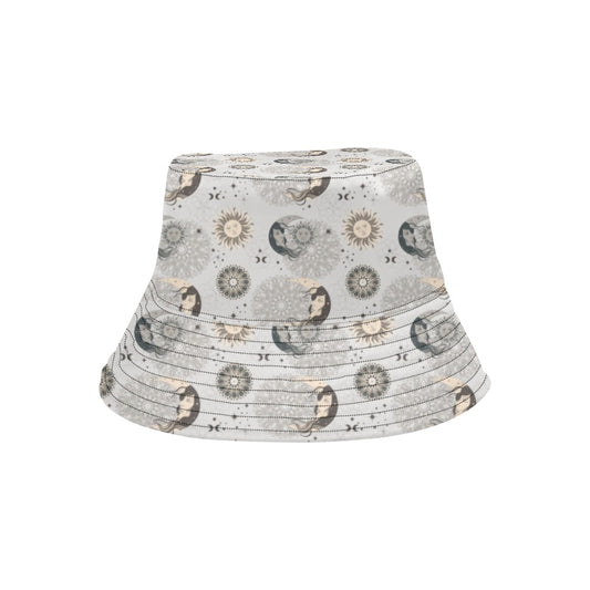 Sun Moon Print Design LKS302 Unisex Bucket Hat