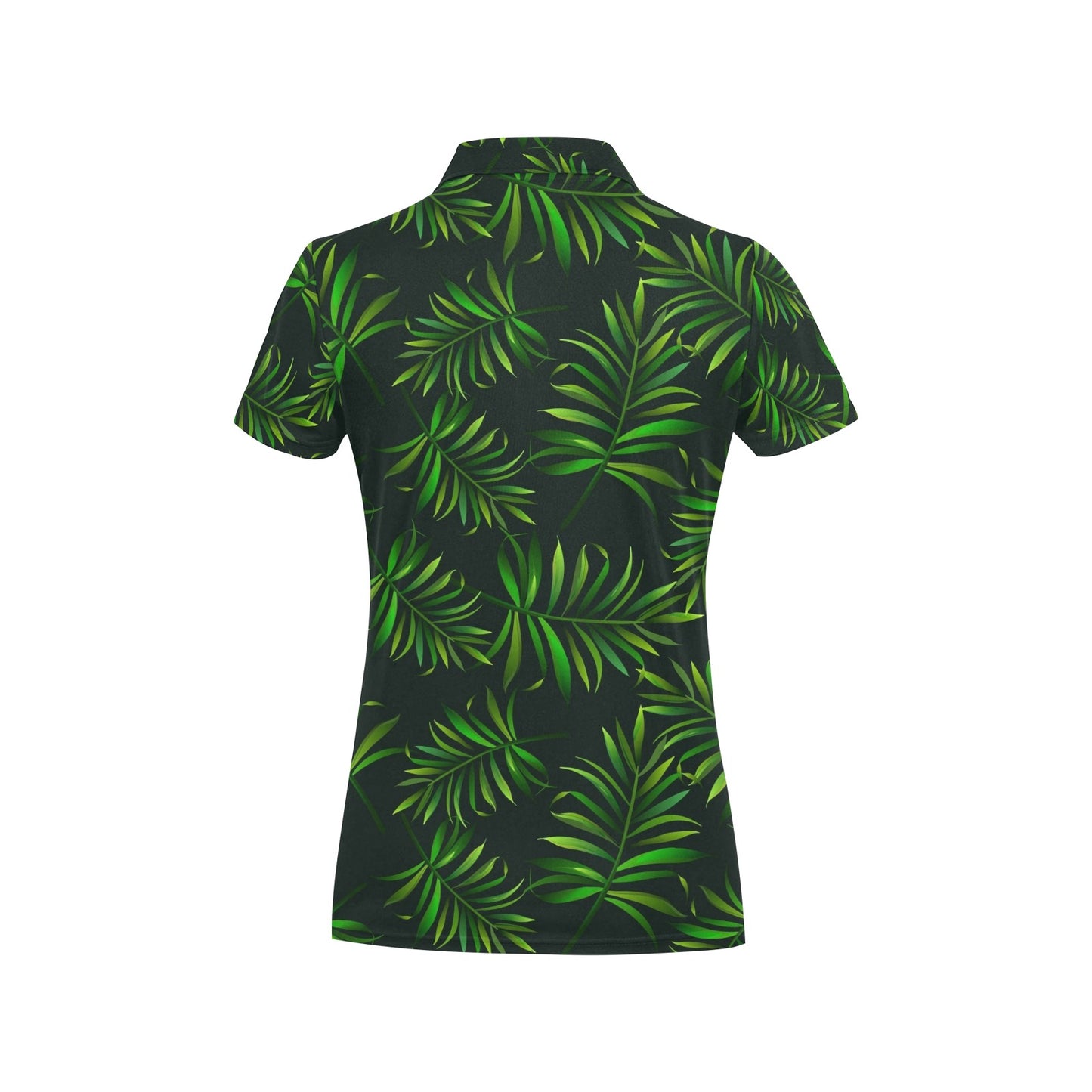 Rainforest Pattern Print Design RF03 Women's Polo Shirt