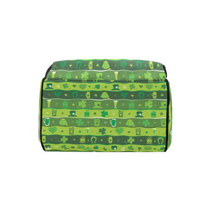 Shamrock Print Design LKS303 Diaper Bag Backpack