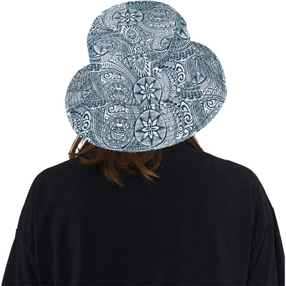 Samoan Pattern Print Design LKS306 Unisex Bucket Hat