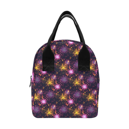 Firework Print Design LKS303 Insulated Lunch Bag