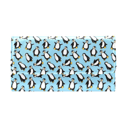 Penguin Happy Print Women's Trifold Wallet