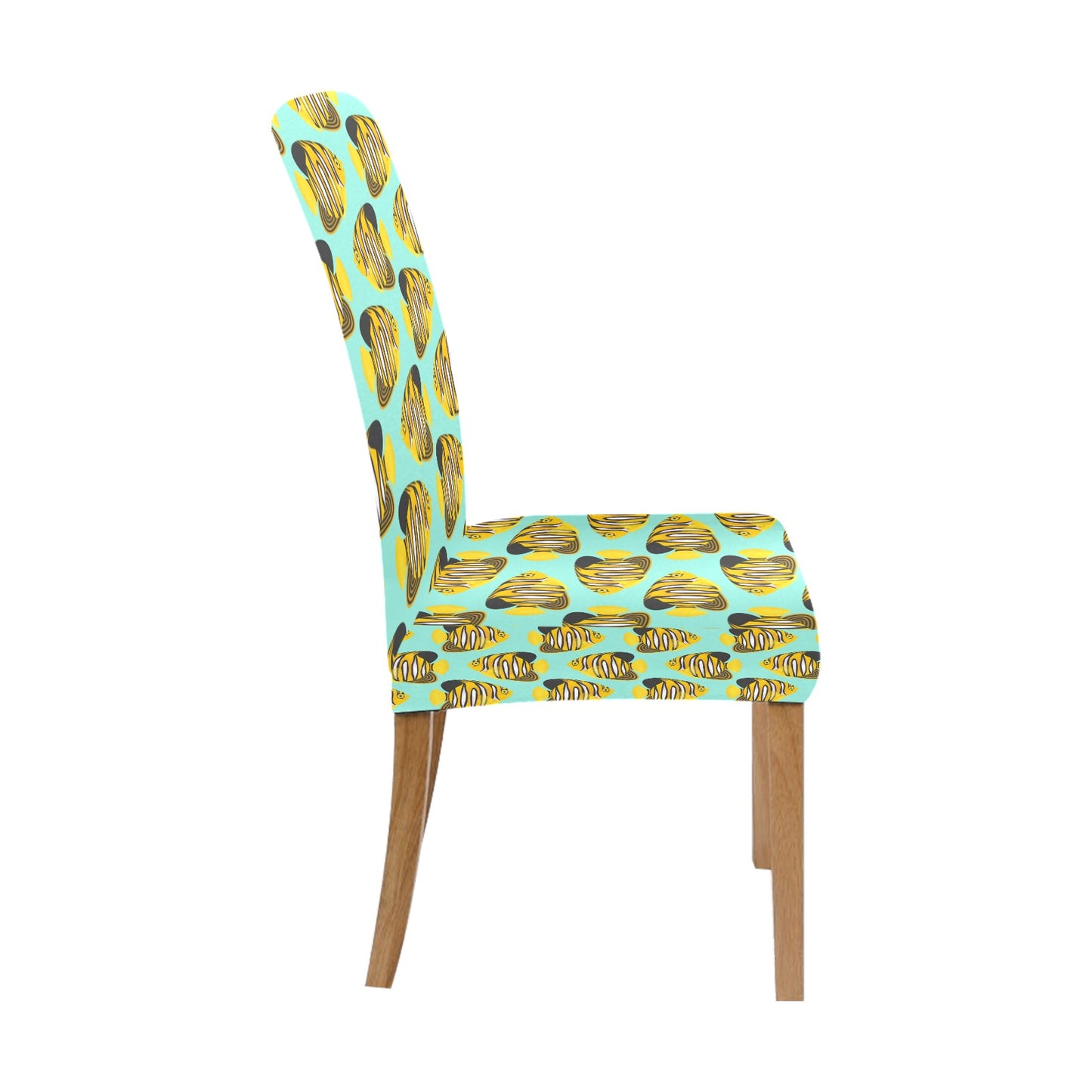 Angelfish Print Design LKS402 Dining Chair Slipcover